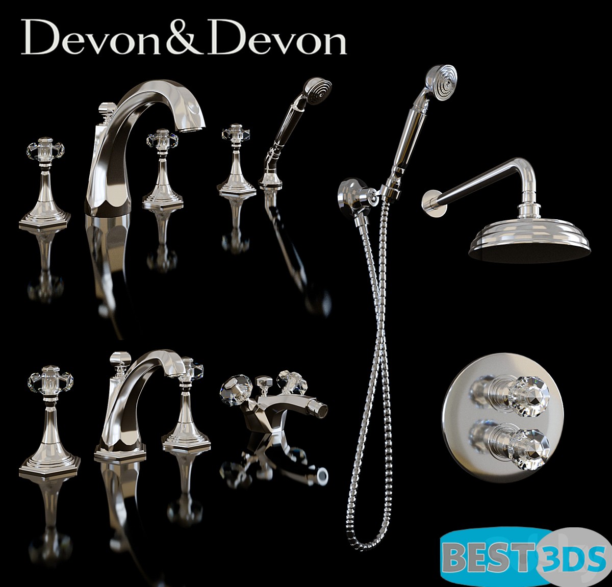 Pack model 3D- Accessoires de salle de bain – Image 83