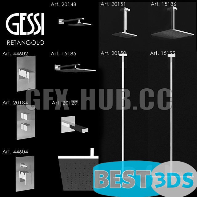 Pack model 3D- Accessoires de salle de bain – Image 84