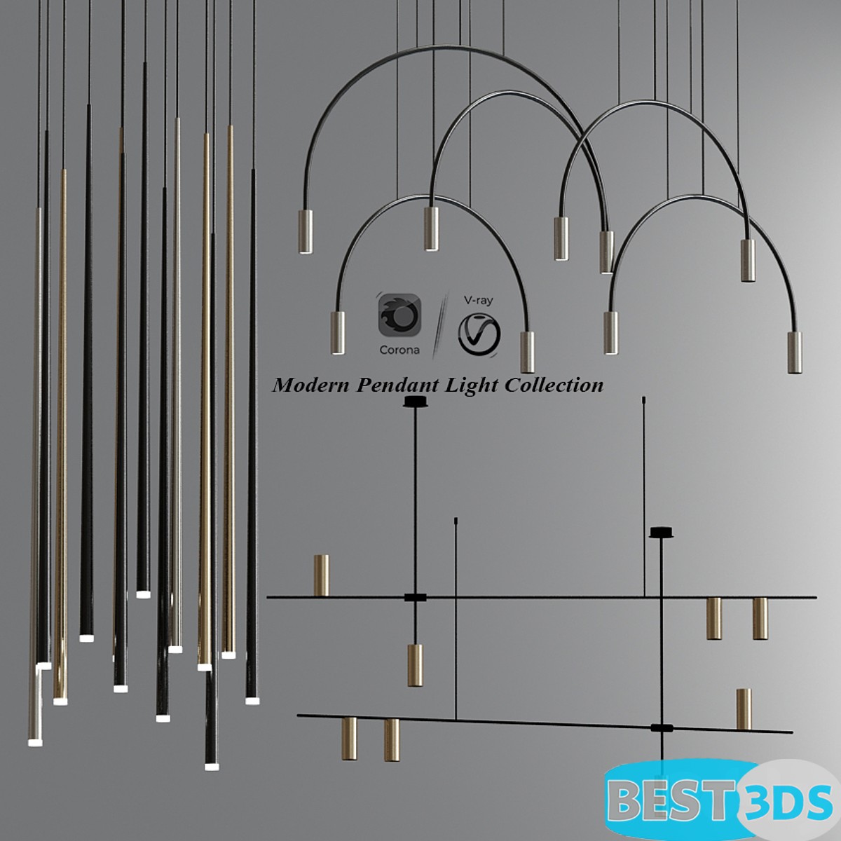 Pack model 3D- Eclairage De Plafond – Image 33