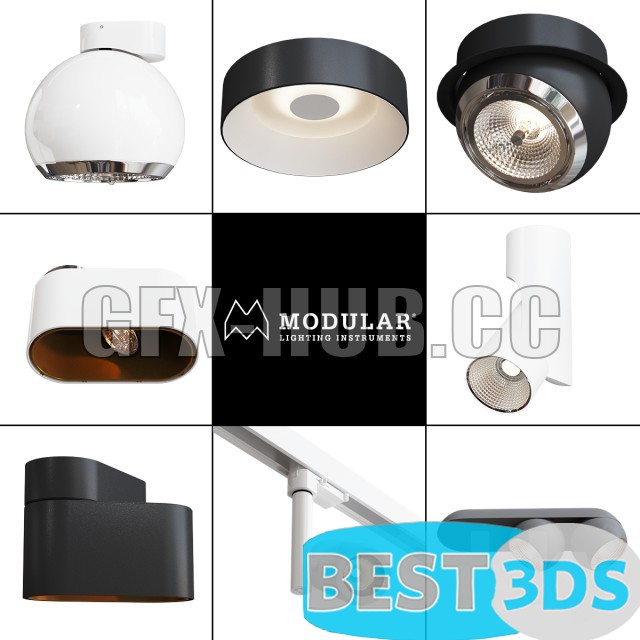 Pack model 3D- Eclairage De Plafond – Image 30