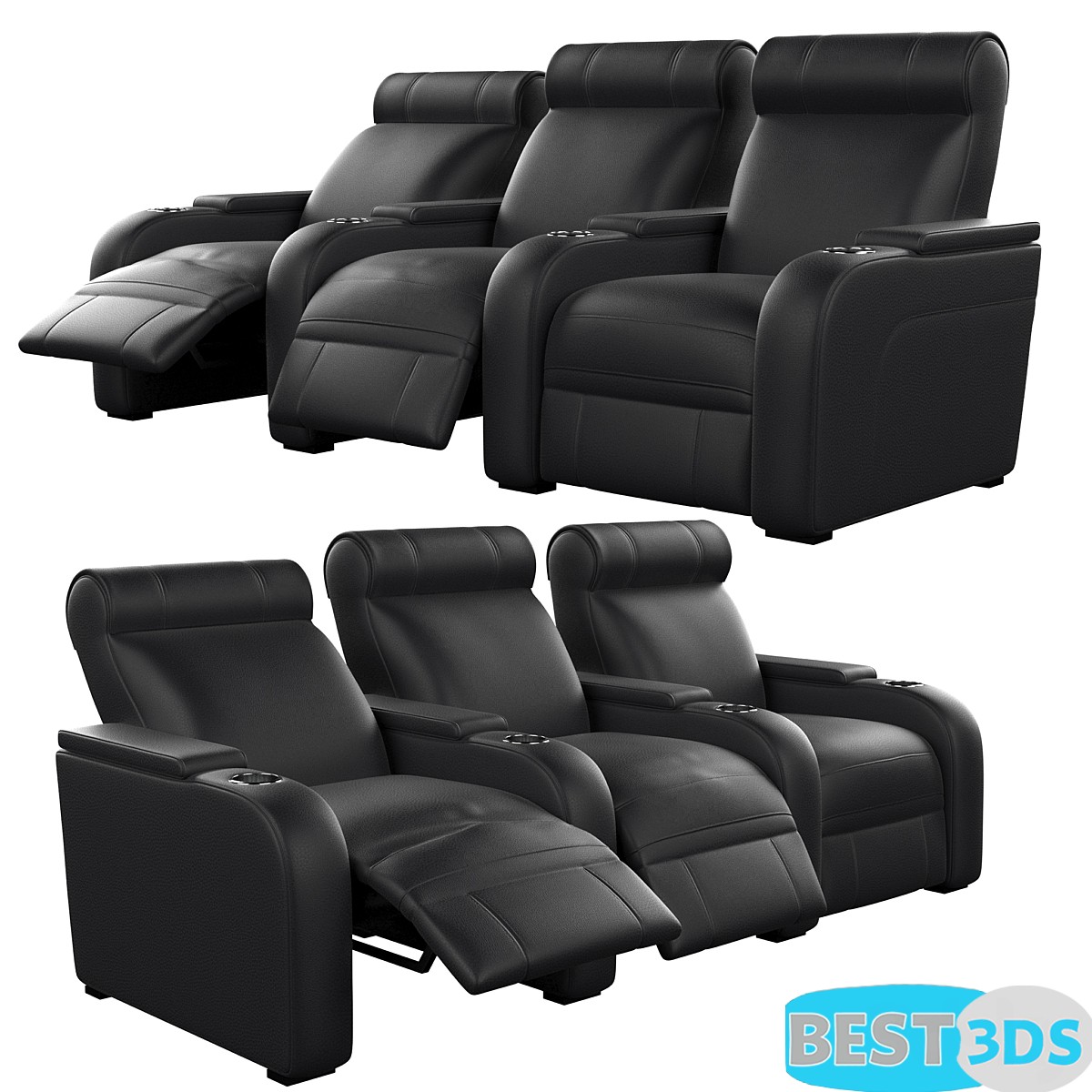 Pack model 3D- Sièges Moelleux – Image 121