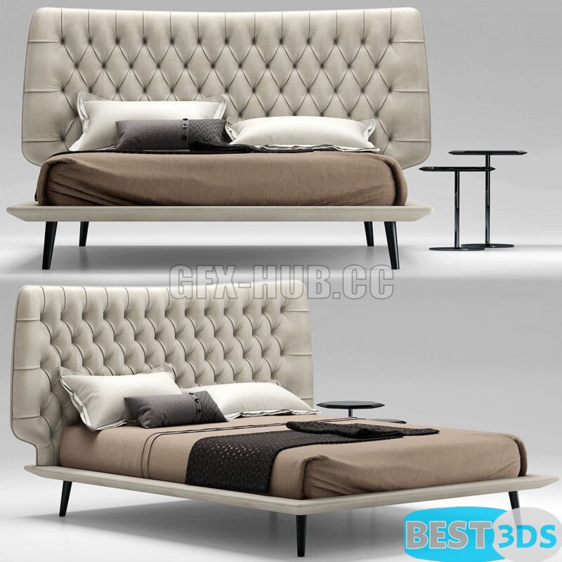 Lit Natuzzi Dolce Vita Bed - Design moderne et élégant
