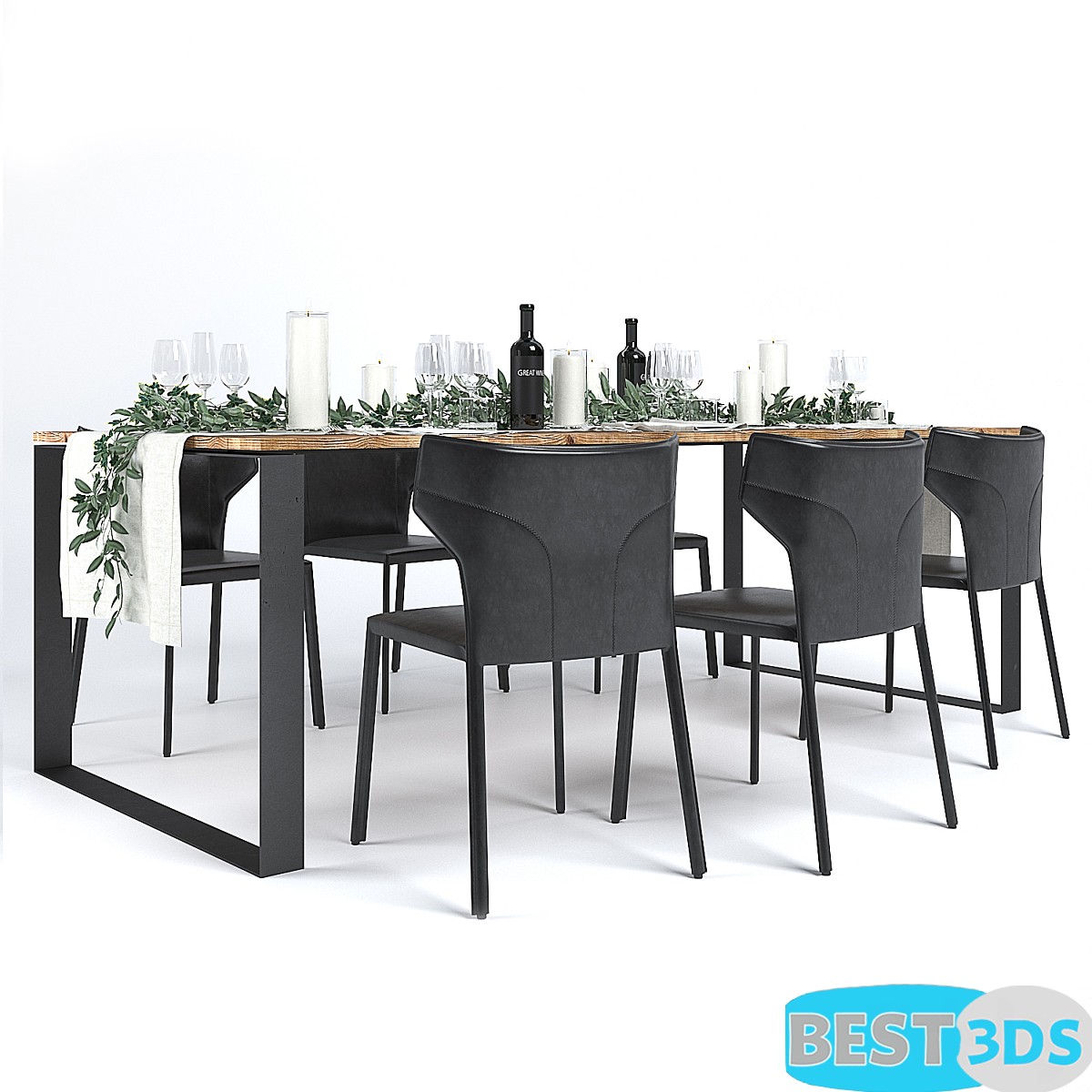 Pack model 3D- Tables Et Chaises – Image 72
