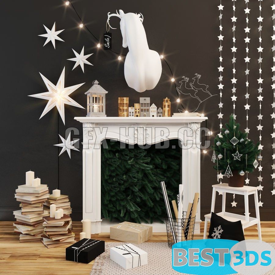 Pack model 3D- Ensemble décoratif – Image 186