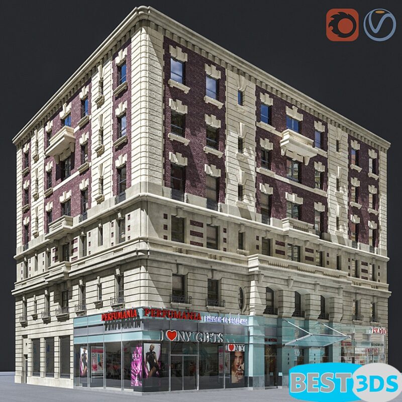 Façade d’Immeuble Ancien – New York