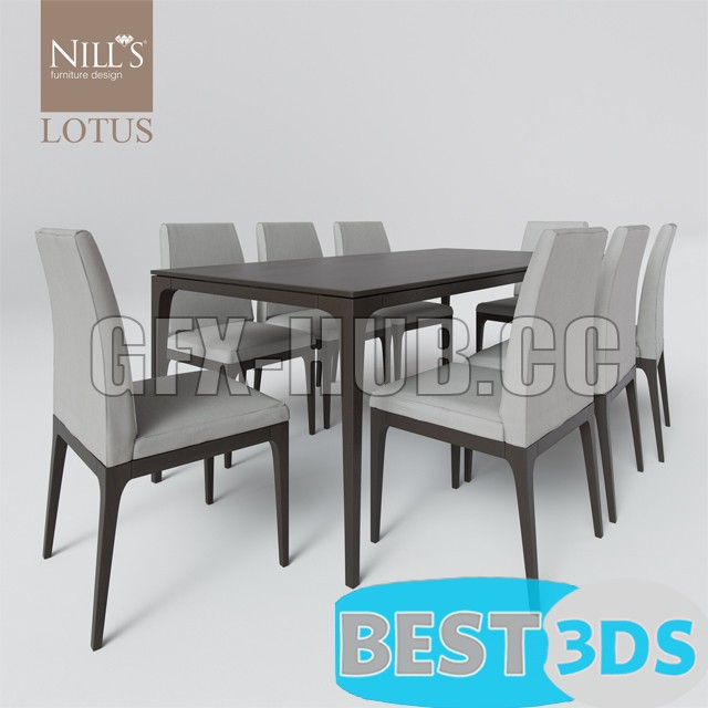 Pack model 3D- Tables Et Chaises – Image 70