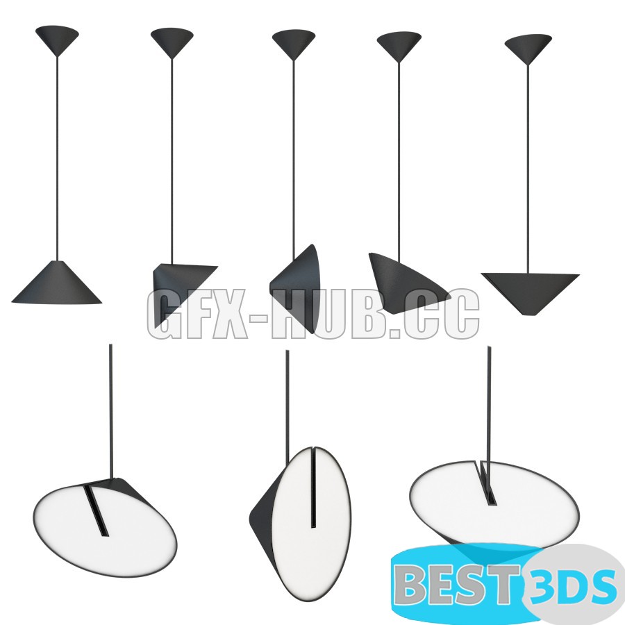 Pack model 3D- Eclairage De Plafond – Image 14