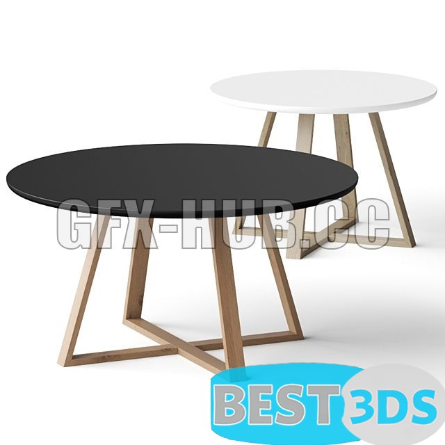 Tables basses rondes minimalistes – Nordic Studio