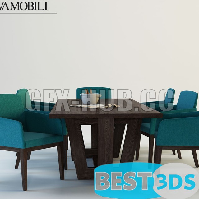 Pack model 3D- Tables Et Chaises – Image 69