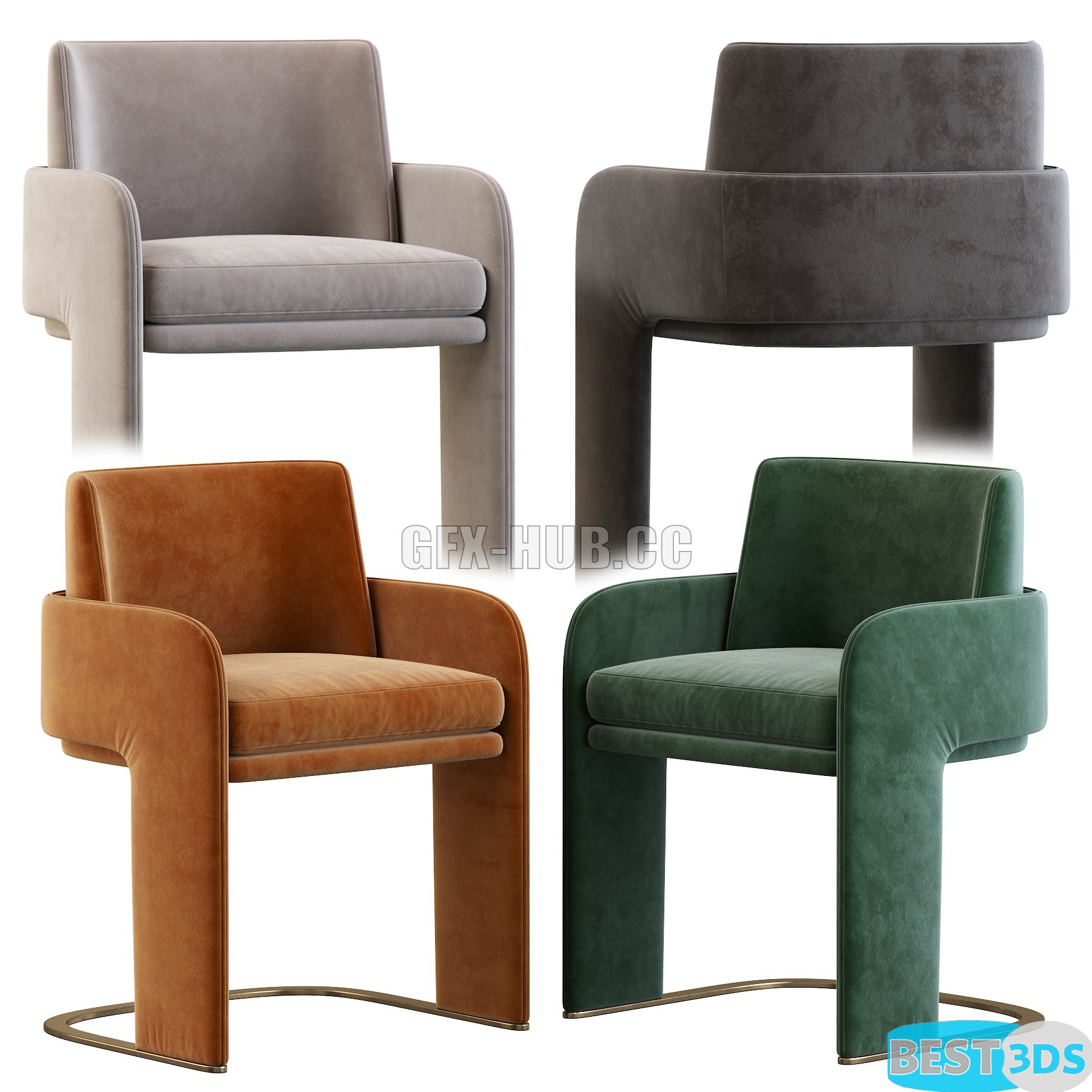 Pack model 3D- Chaise – Image 112