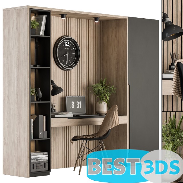 Pack model 3D- Mobilier De Bureau – Image 89