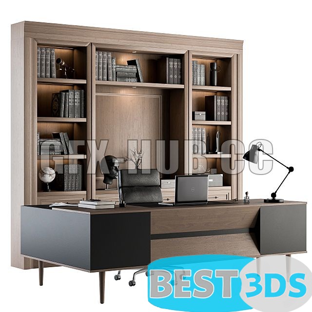 Pack model 3D- Mobilier De Bureau – Image 91