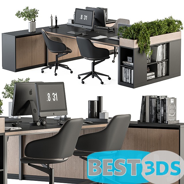 Pack model 3D- Mobilier De Bureau – Image 95