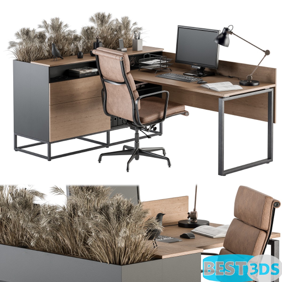 Pack model 3D- Mobilier De Bureau – Image 84