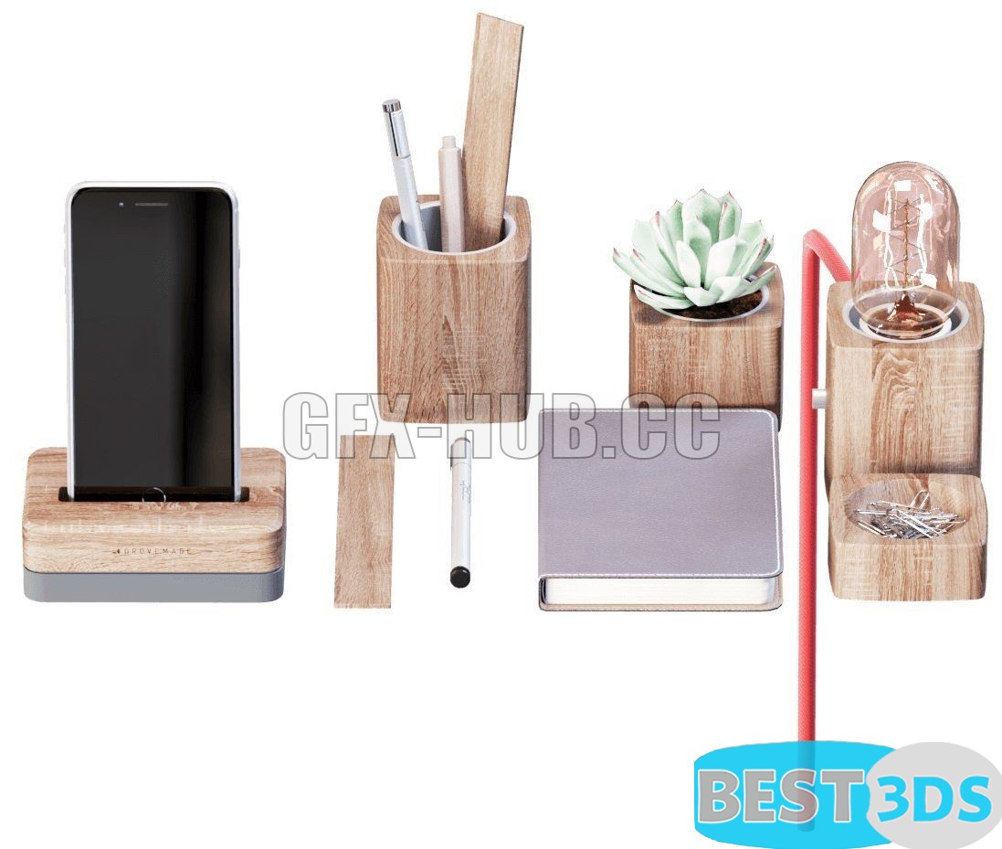 Pack model 3D- Mobilier De Bureau – Image 100