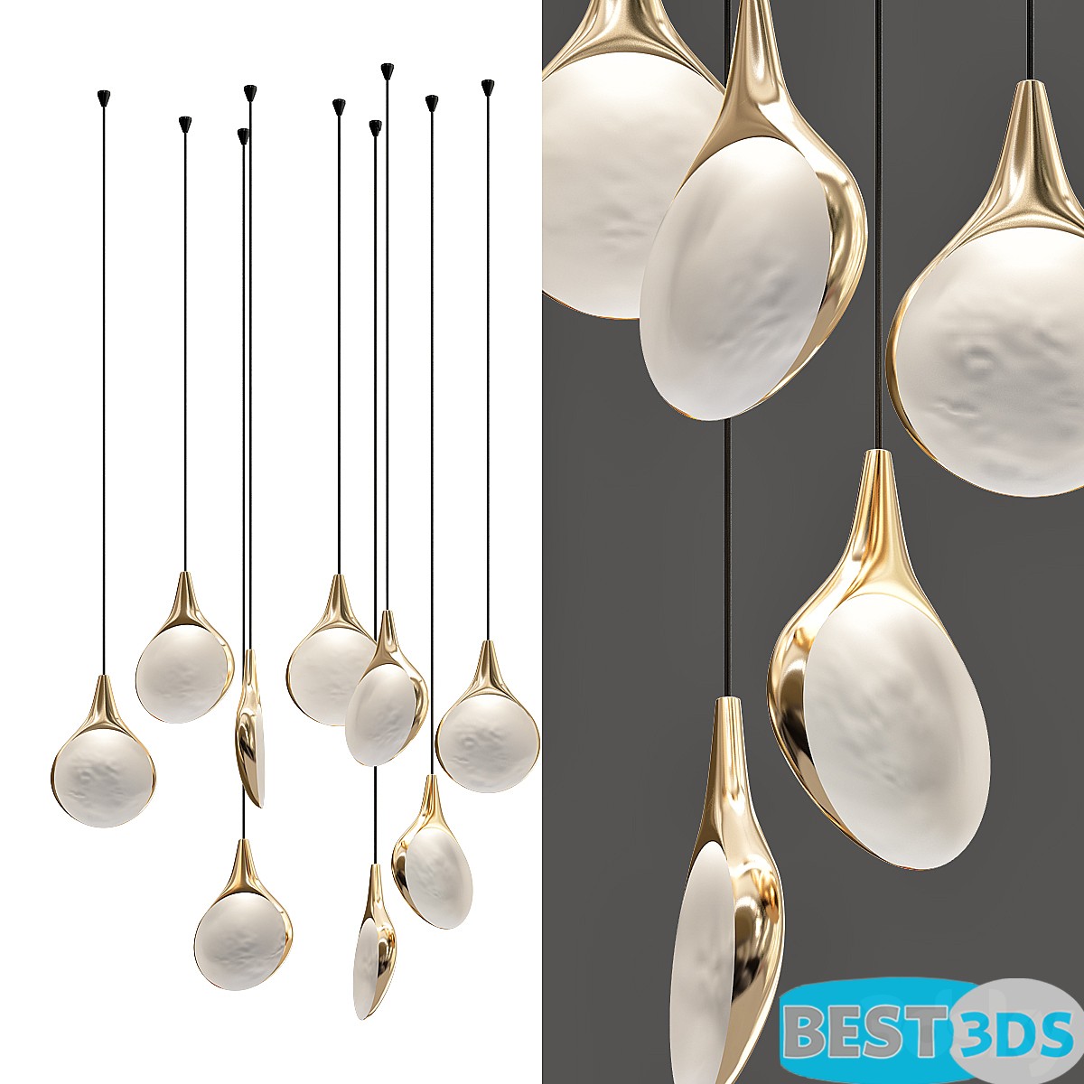Pack model 3D- Eclairage De Plafond – Image 6