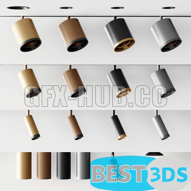 Pack model 3D- Eclairage De Plafond – Image 5