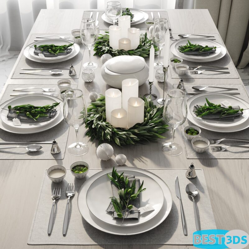 Set art de la table Olive