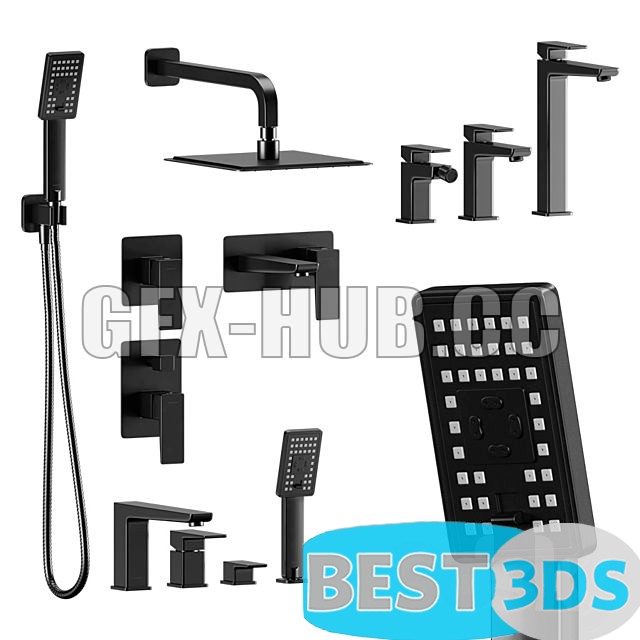 Pack model 3D- Accessoires de salle de bain – Image 86