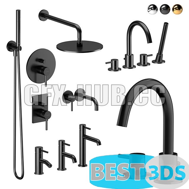 Pack model 3D- Accessoires de salle de bain – Image 87