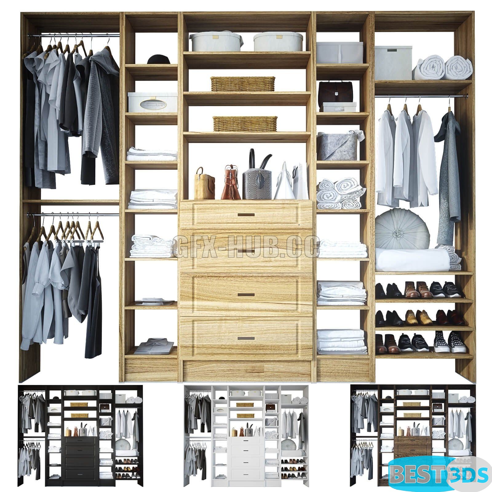 Pack model 3D- Vêtements – Image 33