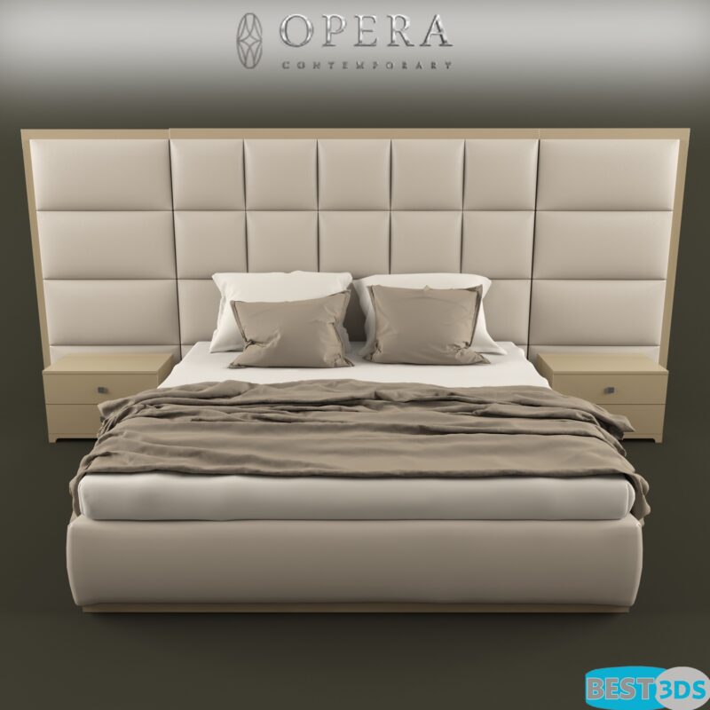 Lit Opera-Angelo Cappellini - Design moderne et élégant