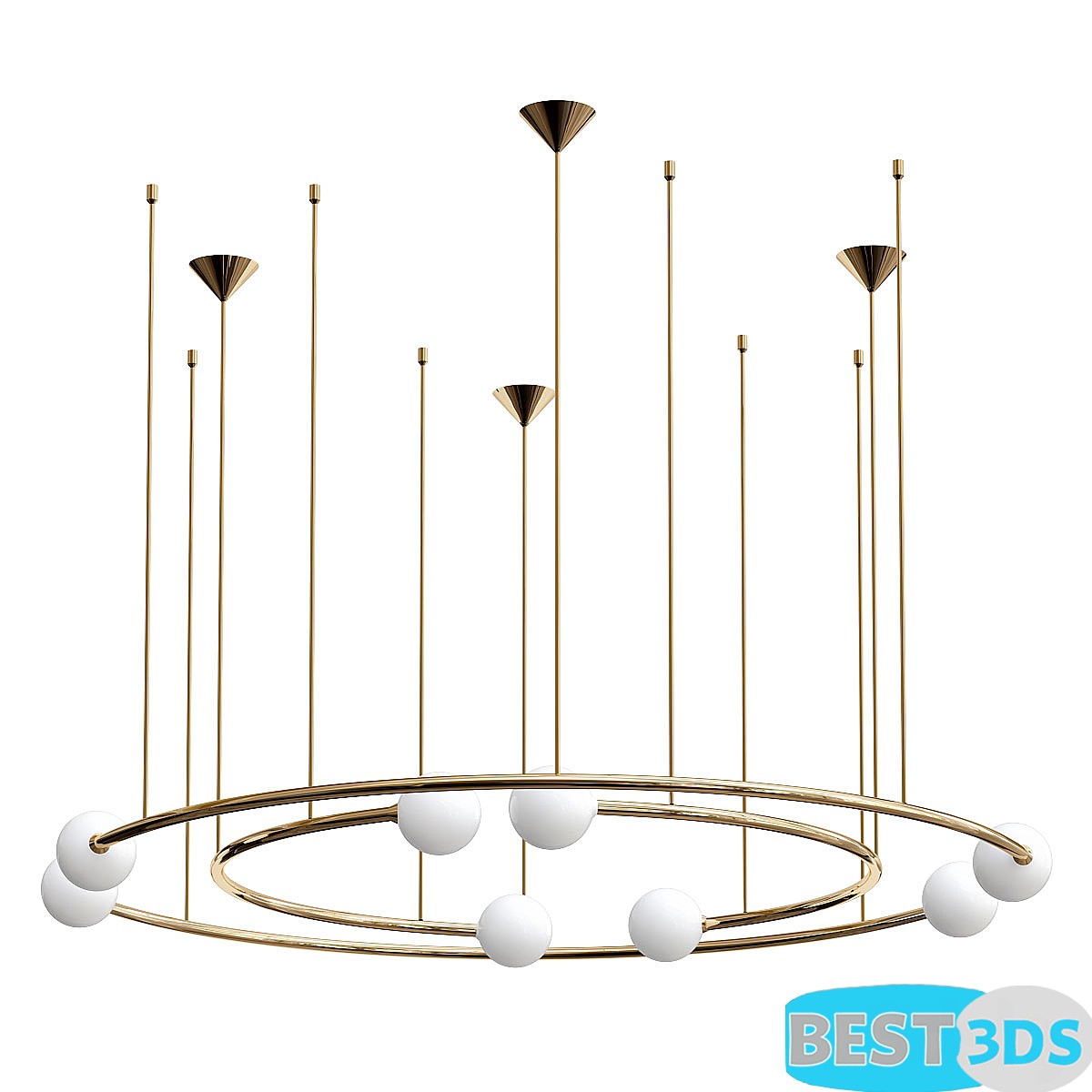 Pack model 3D- Eclairage De Plafond – Image 3