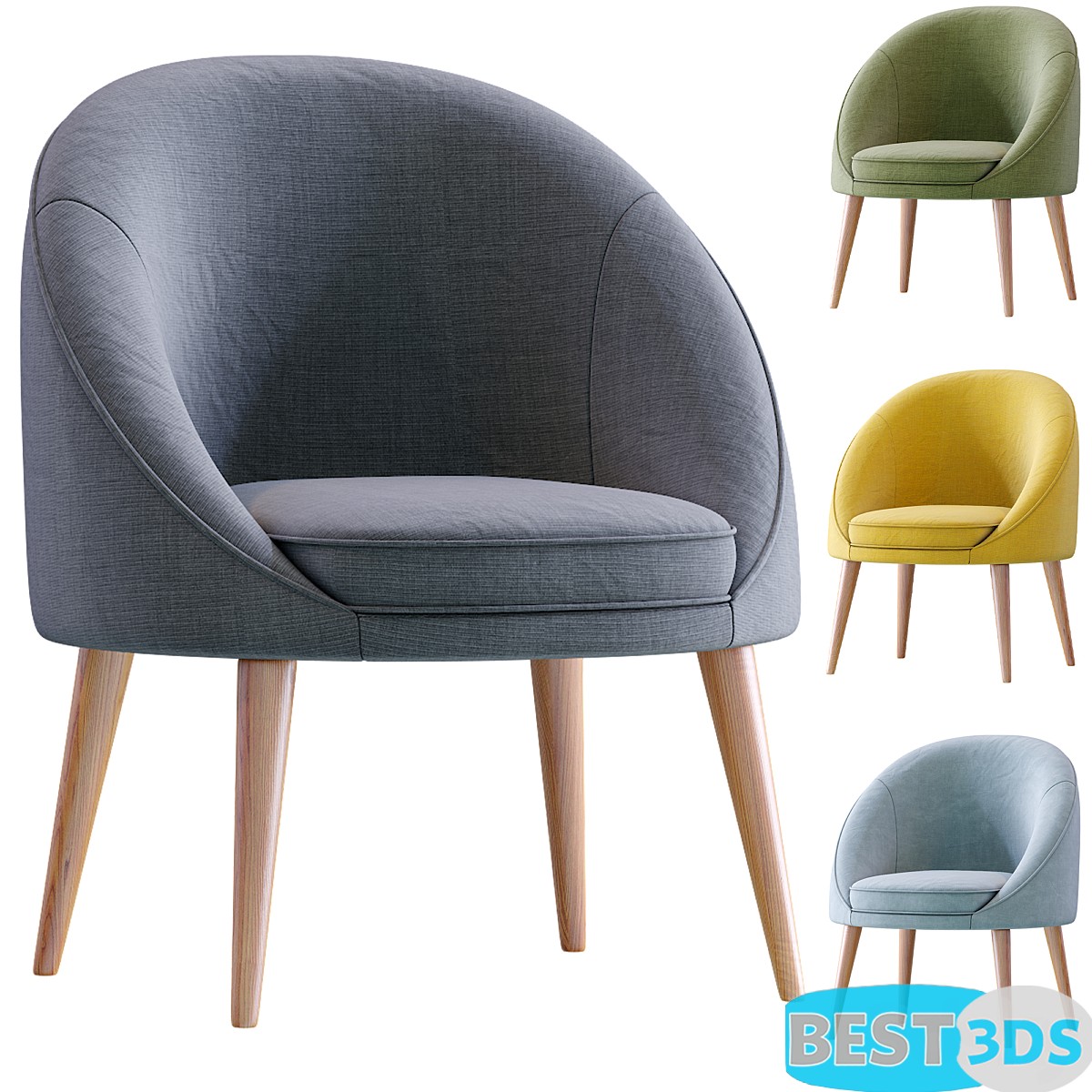 Pack model 3D- Chaise – Image 110