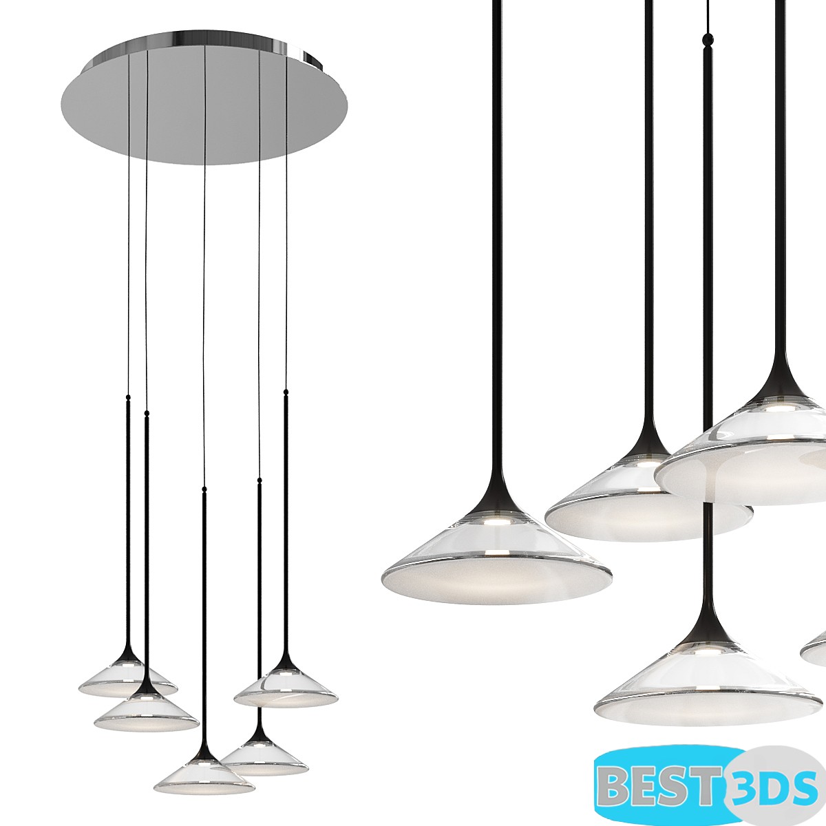 Pack model 3D- Eclairage De Plafond – Image 247
