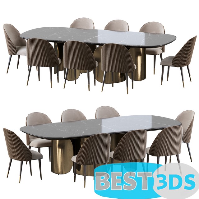 Pack model 3D- Tables Et Chaises – Image 67