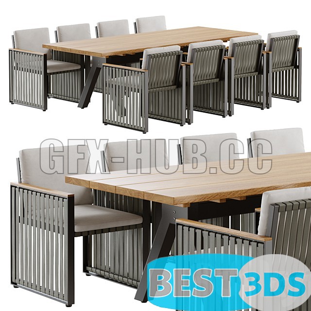 Pack model 3D- Tables Et Chaises – Image 65