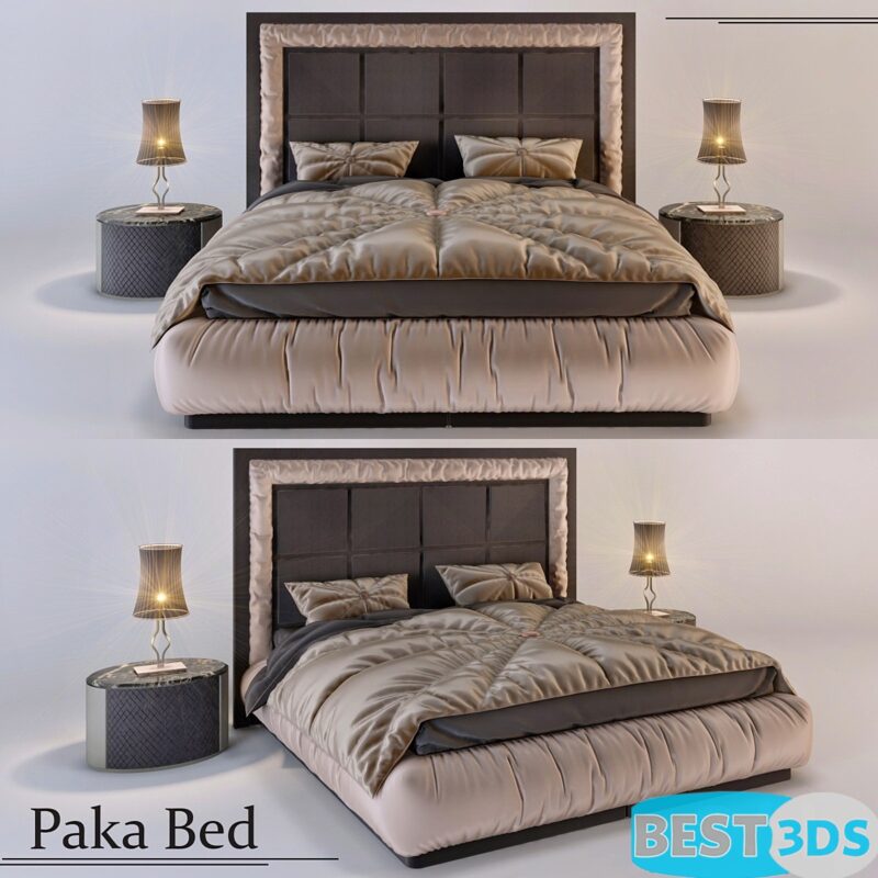 Lit PAKA Bed - Design moderne et élégant