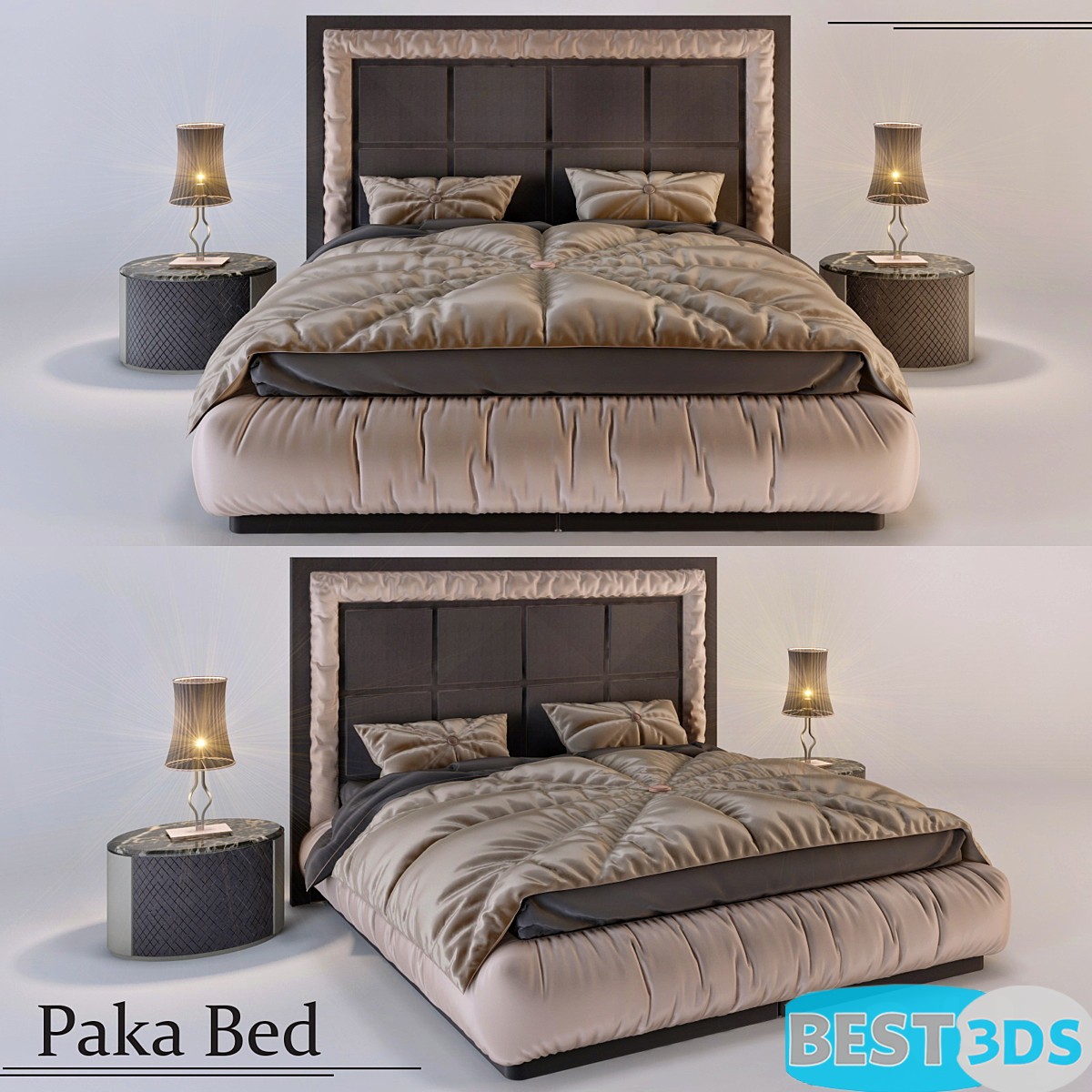 Lit PAKA Bed - Design moderne et élégant