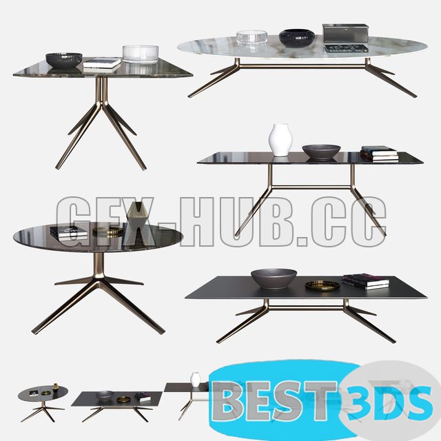 Tables basses Mondrian – Poliform