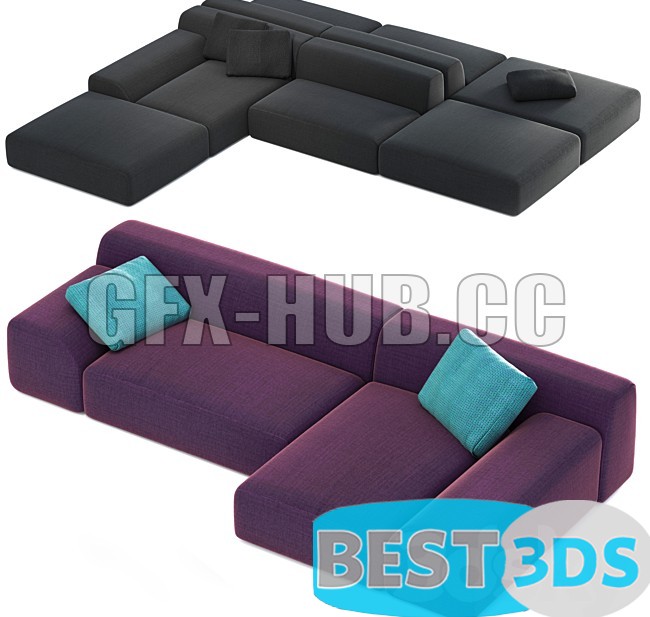 Pack model 3D- Canapé – Image 169