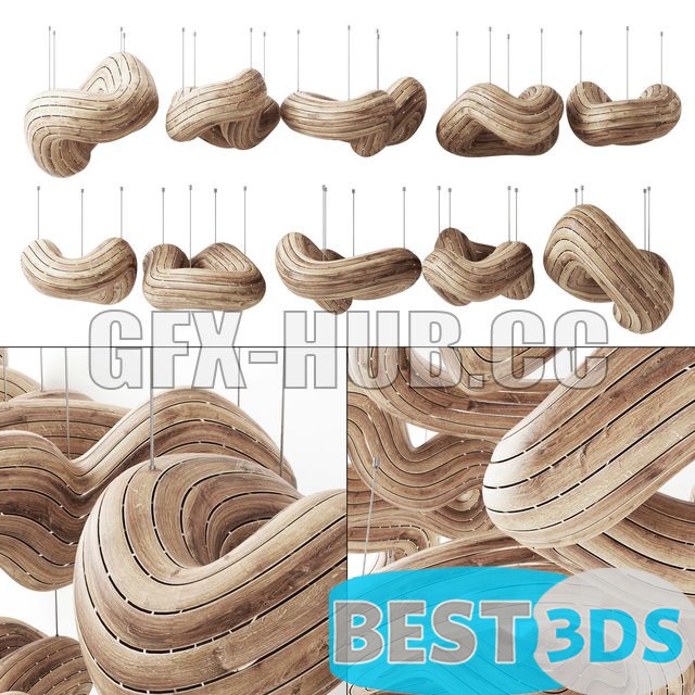 Pack model 3D- Eclairage De Plafond – Image 253