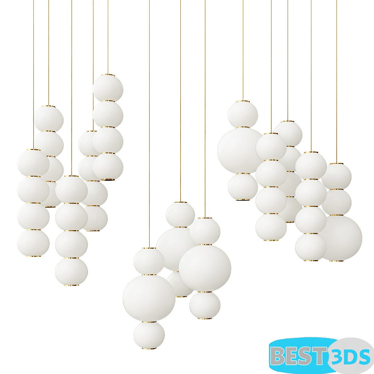Pack model 3D- Eclairage De Plafond – Image 257