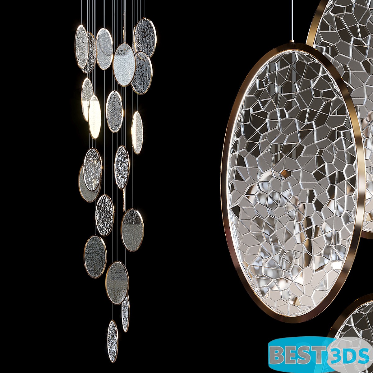 Pack model 3D- Eclairage De Plafond – Image 263