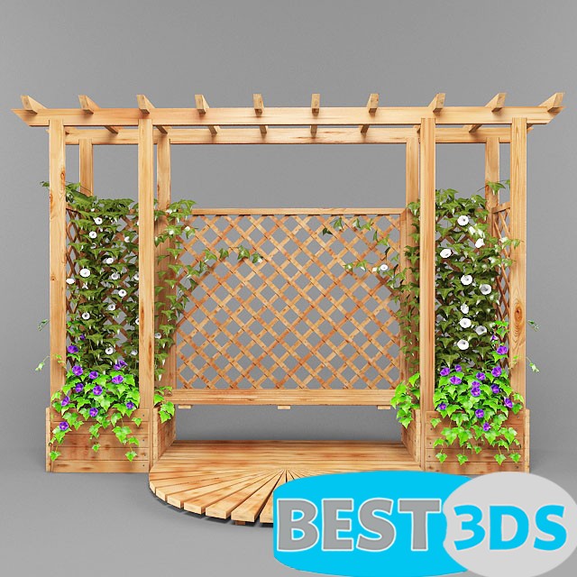 Pergola avec Plantes