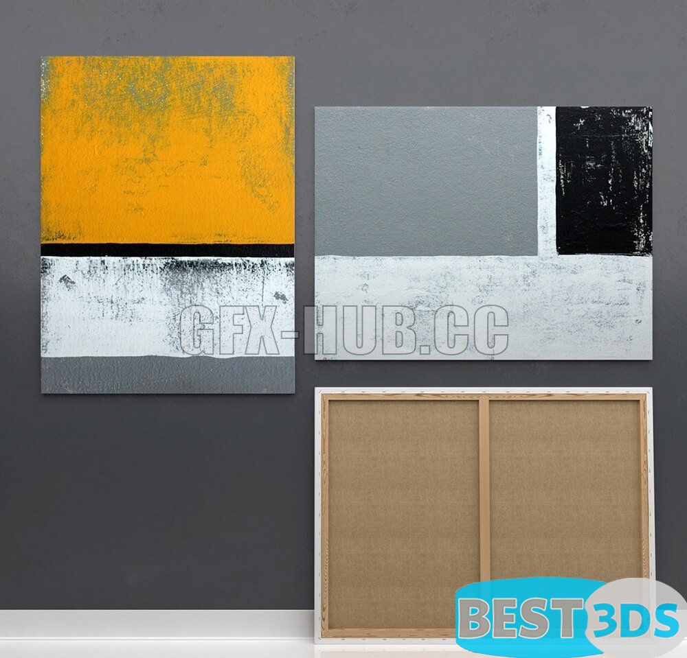 Pack model 3D- Tableau – Image 41