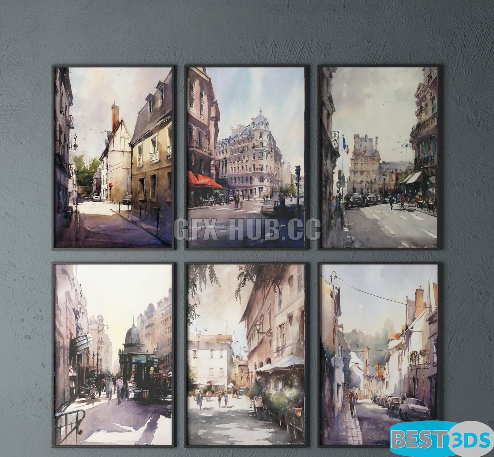 Pack model 3D- Tableau – Image 42