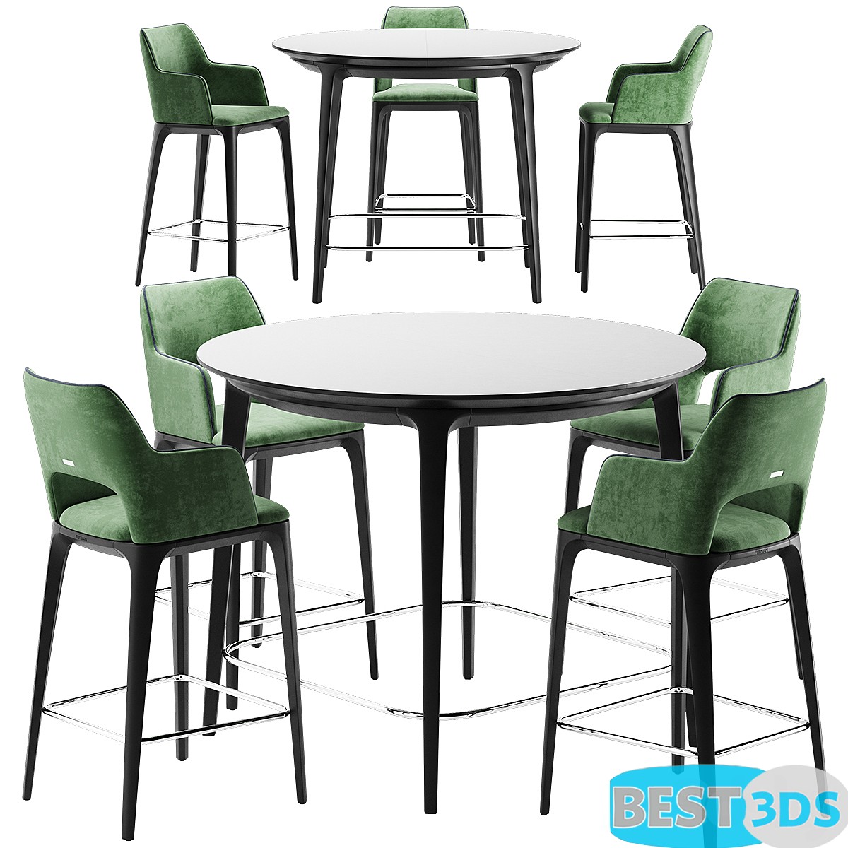 Pack model 3D- Tables Et Chaises – Image 58