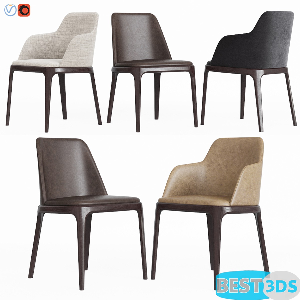 Pack model 3D- Chaise – Image 97