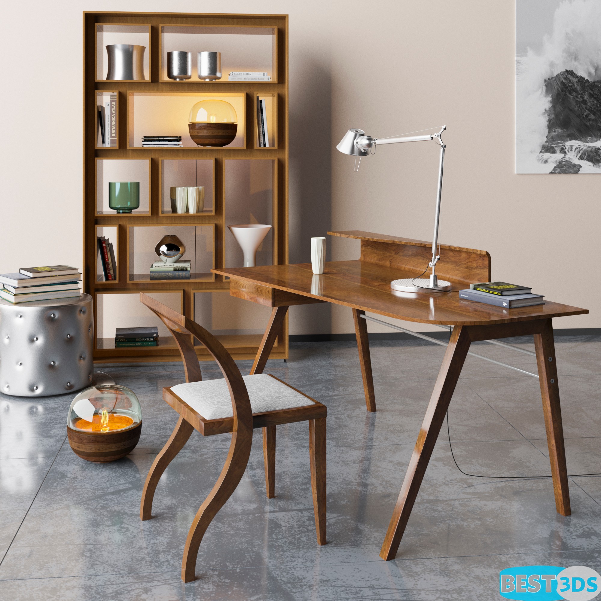 Pack model 3D- Mobilier De Bureau – Image 111