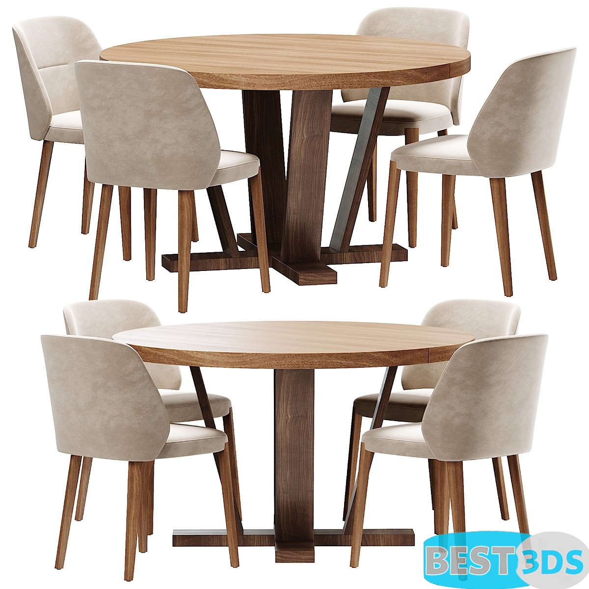 Pack model 3D- Tables Et Chaises – Image 51