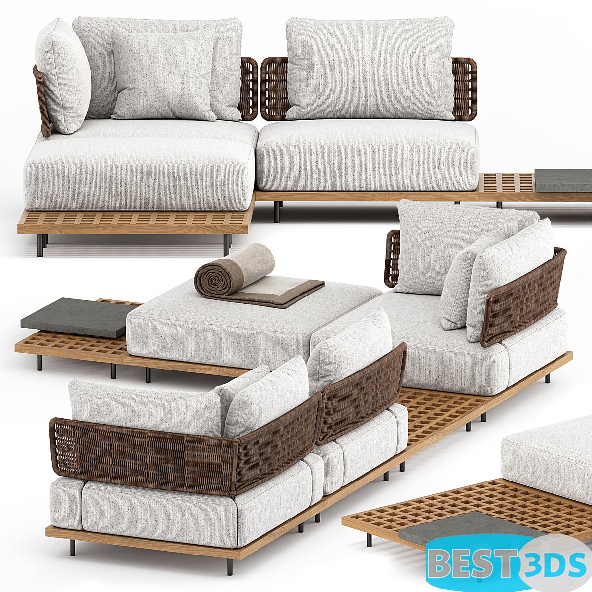 Canapé outdoor Quadrado – Minotti