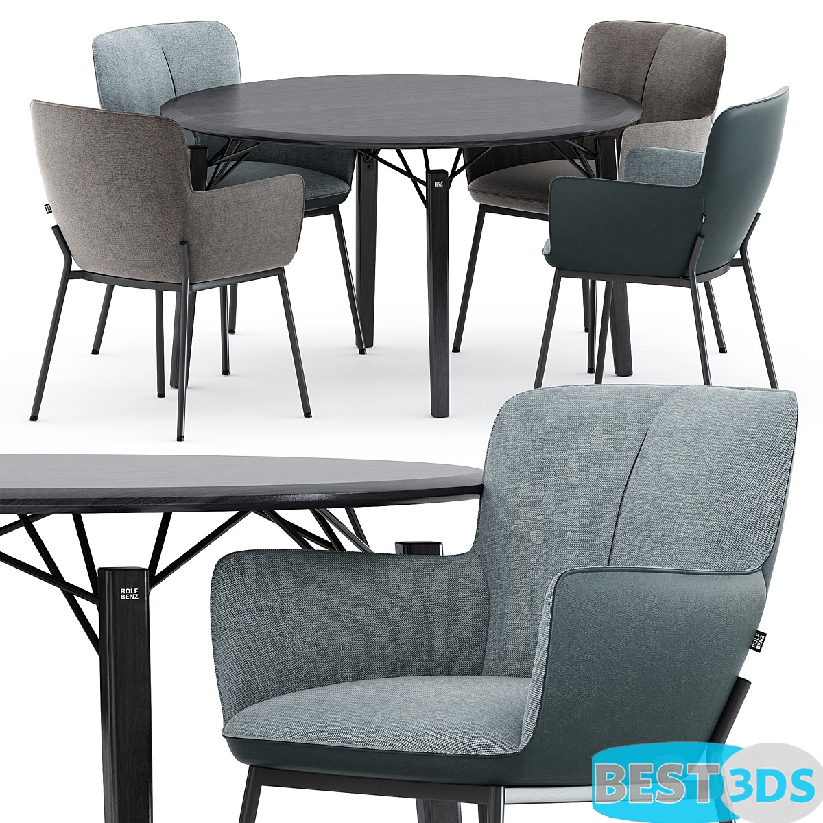 Pack model 3D- Tables Et Chaises – Image 42