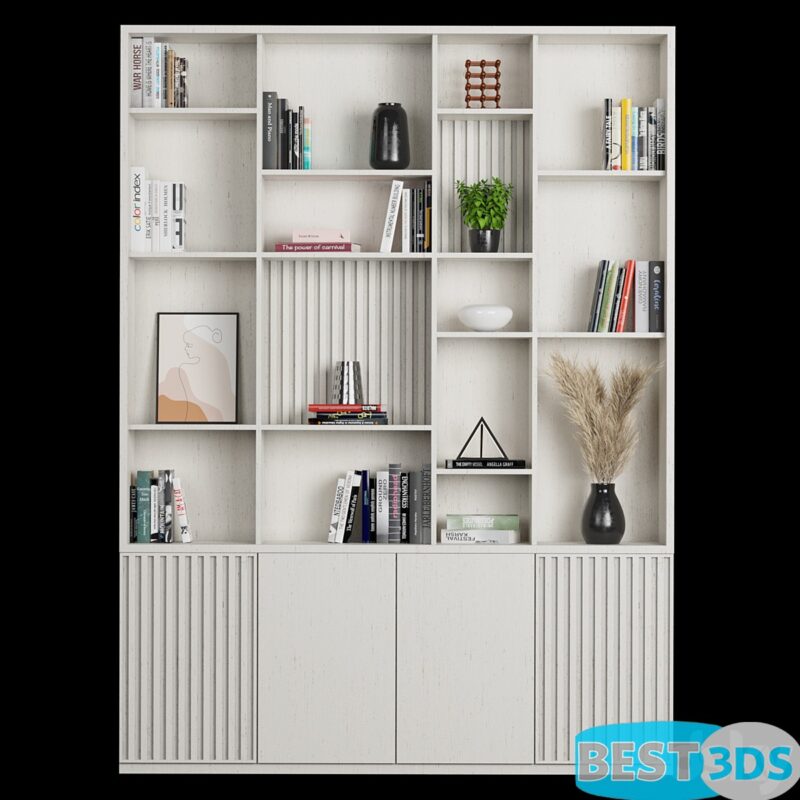 Modèle optimisé - Rack and Bookcase 09