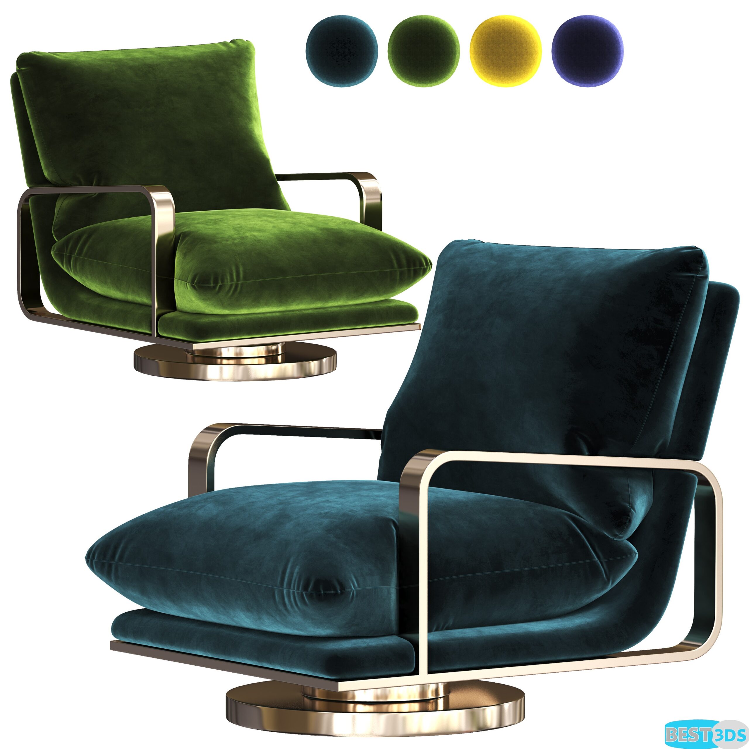 Pack model 3D- Sièges Moelleux – Image 156