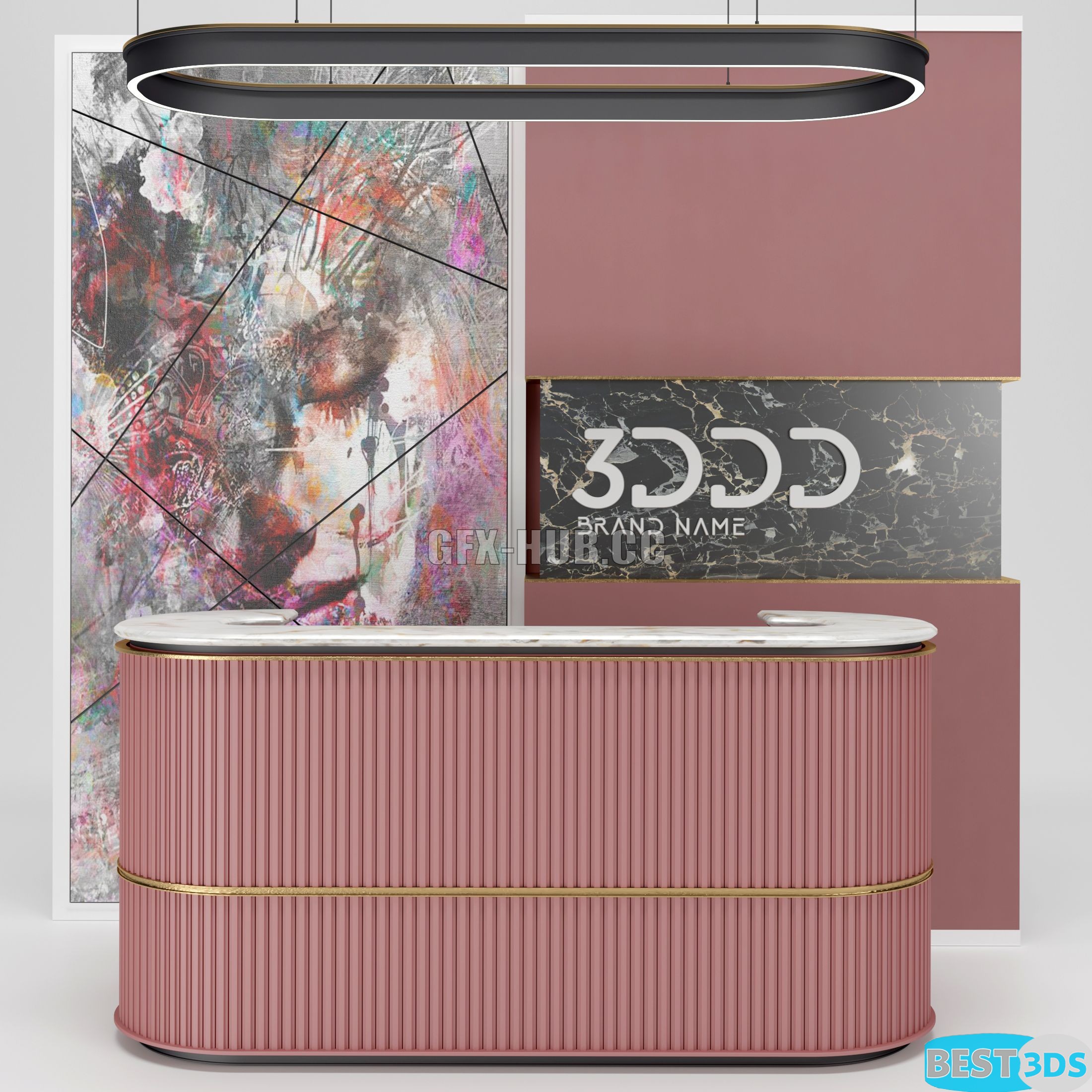 Comptoir Réception G38